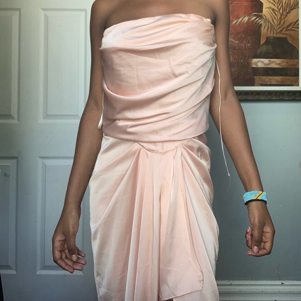 Strapless dress